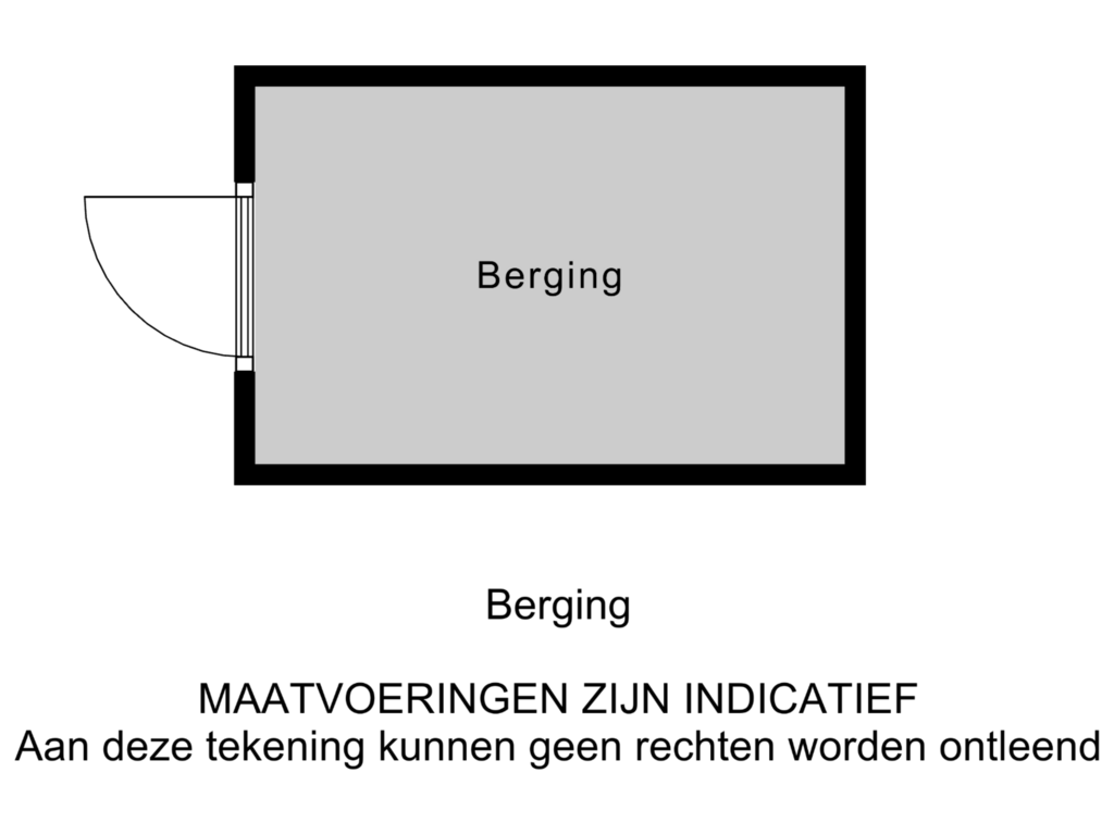 Bekijk plattegrond van Berging van Bekkershof 15