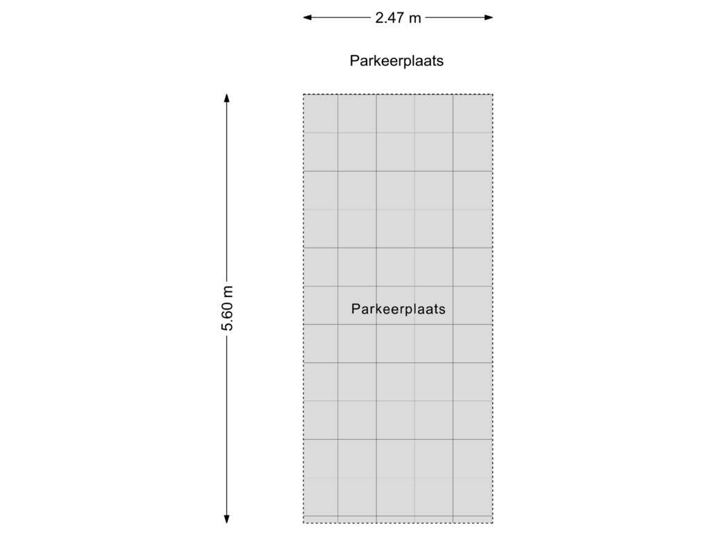 Bekijk plattegrond van Parkerrplaats van Forellendaal 283