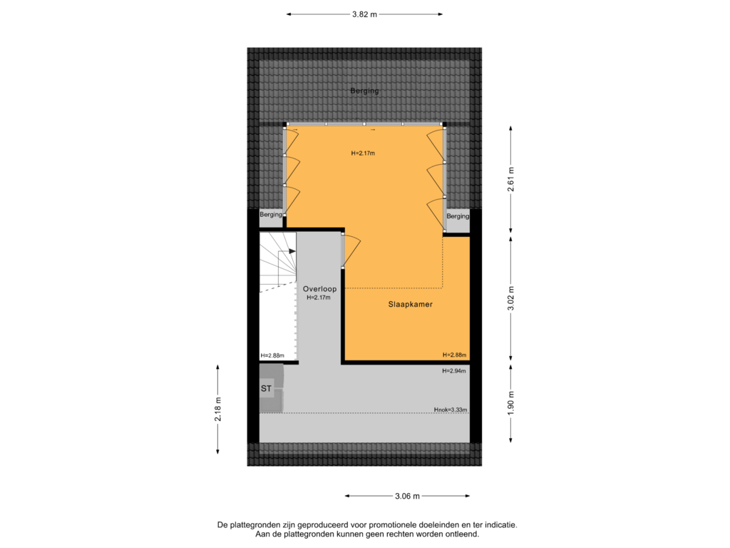 Bekijk plattegrond van 2e verdieping van Icarusblauwtje 84