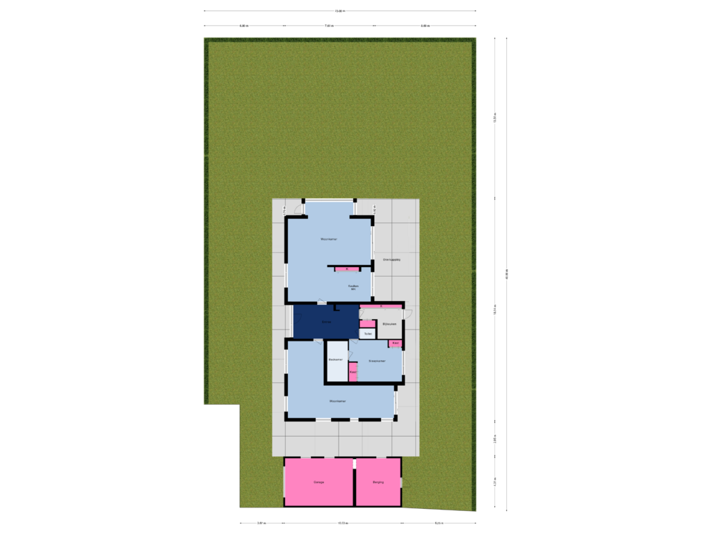 View floorplan of Begane Grond_Tuin of Hobbemastraat 6