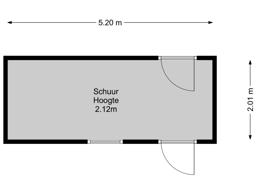 Bekijk plattegrond van Schuur van Grasland 29