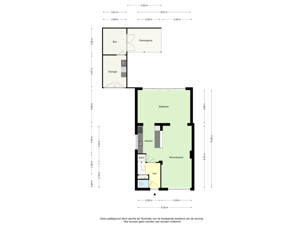 Bekijk plattegrond van Begane Grond van Bernhardstraat 6