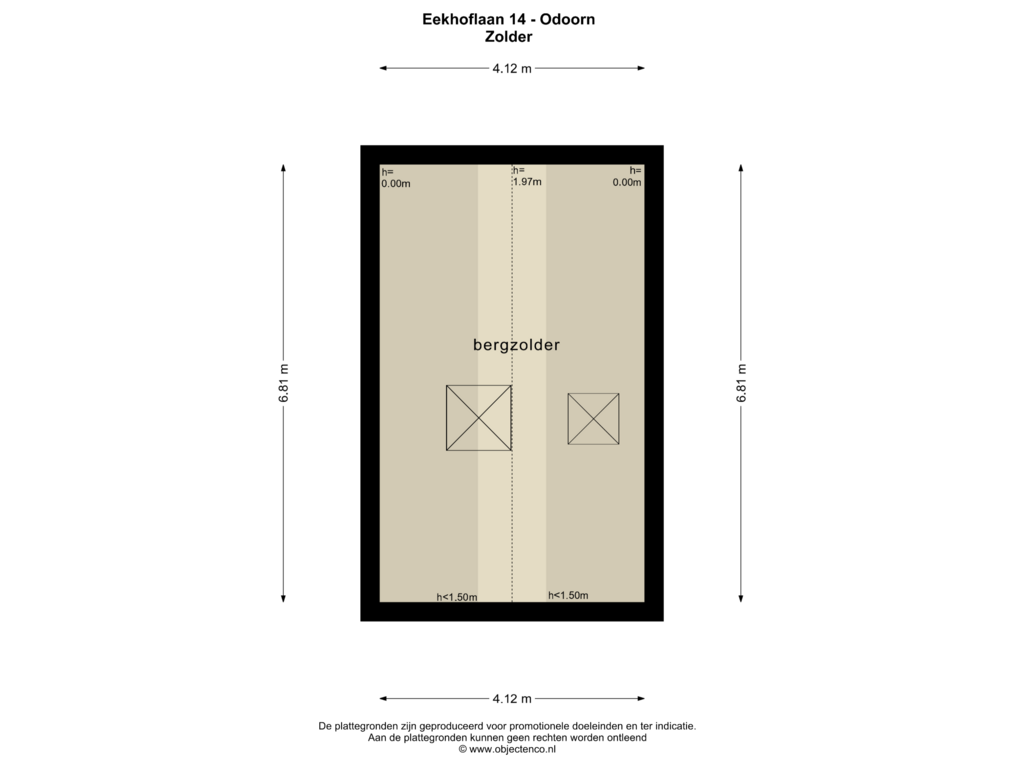 Bekijk plattegrond van ZOLDER van Eekhoflaan 14