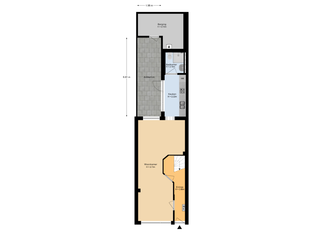 Bekijk plattegrond van Situatie van Papaverstraat 34