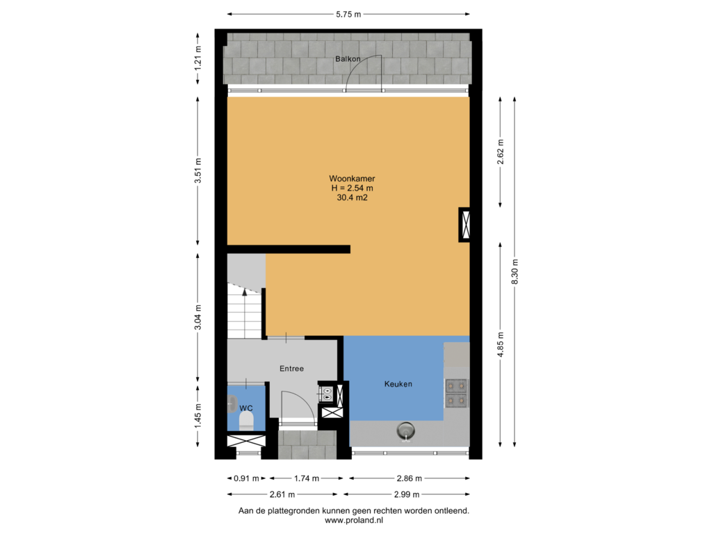 Bekijk plattegrond van 1e Verdieping van Landschaplaan 86