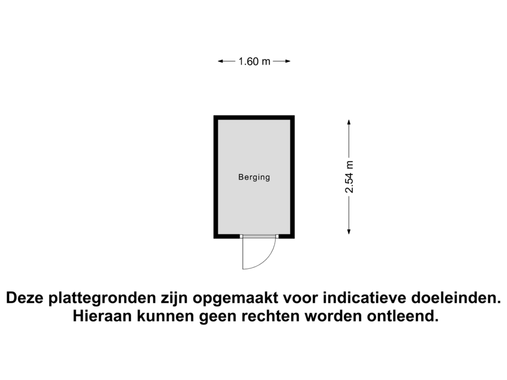 Bekijk plattegrond van Berging van Heuvellaan 21