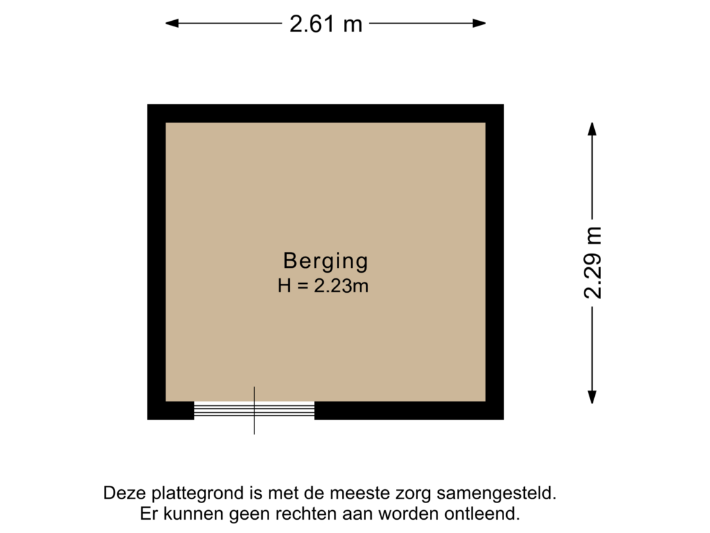 View floorplan of Berging of Elsland 1519