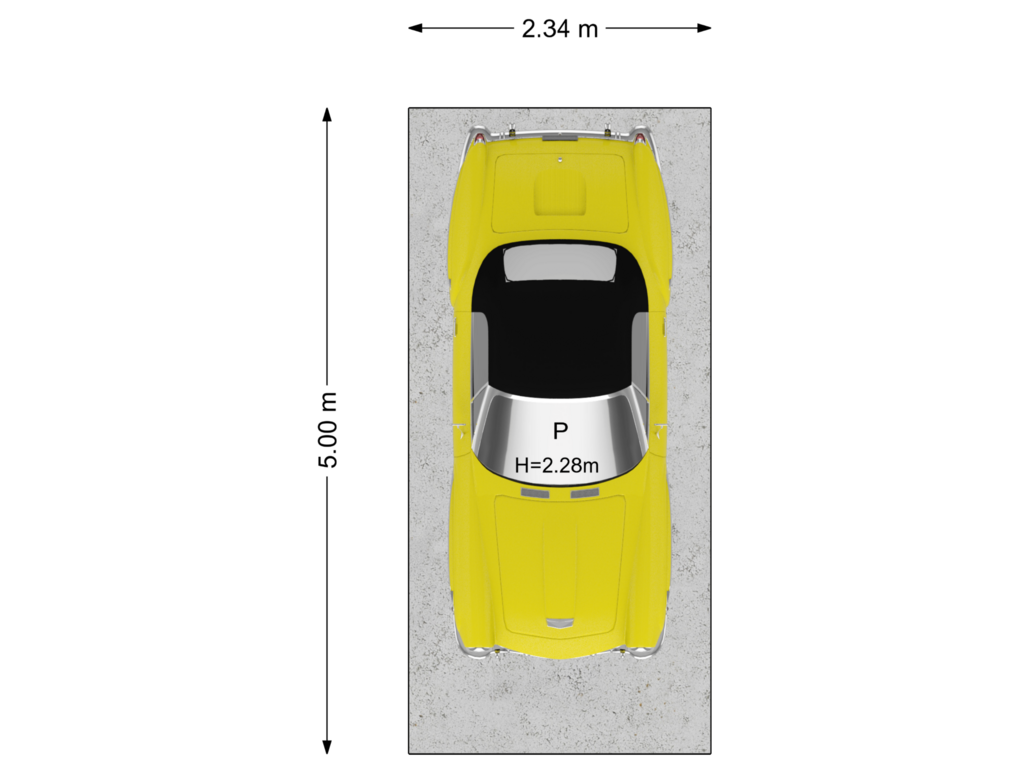 Bekijk plattegrond van Parkeerplaats van Koningshaven 66