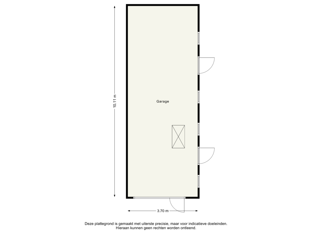 Bekijk plattegrond van Garage van van Helomalaan 47