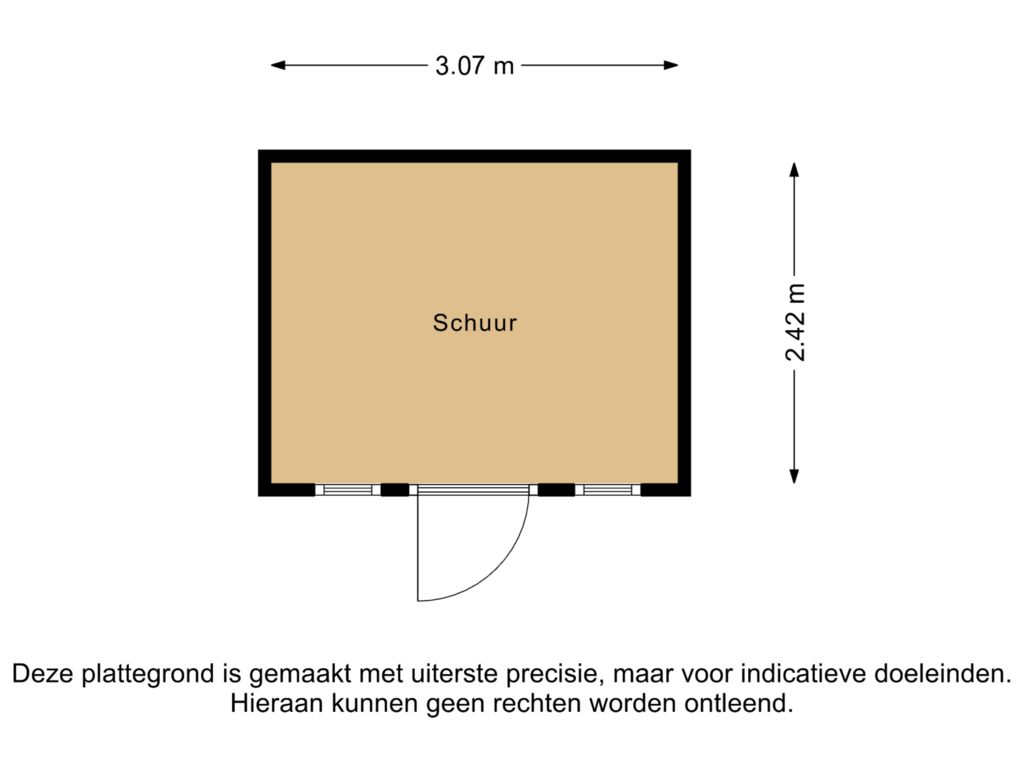 Bekijk plattegrond van Schuur van van Helomalaan 47