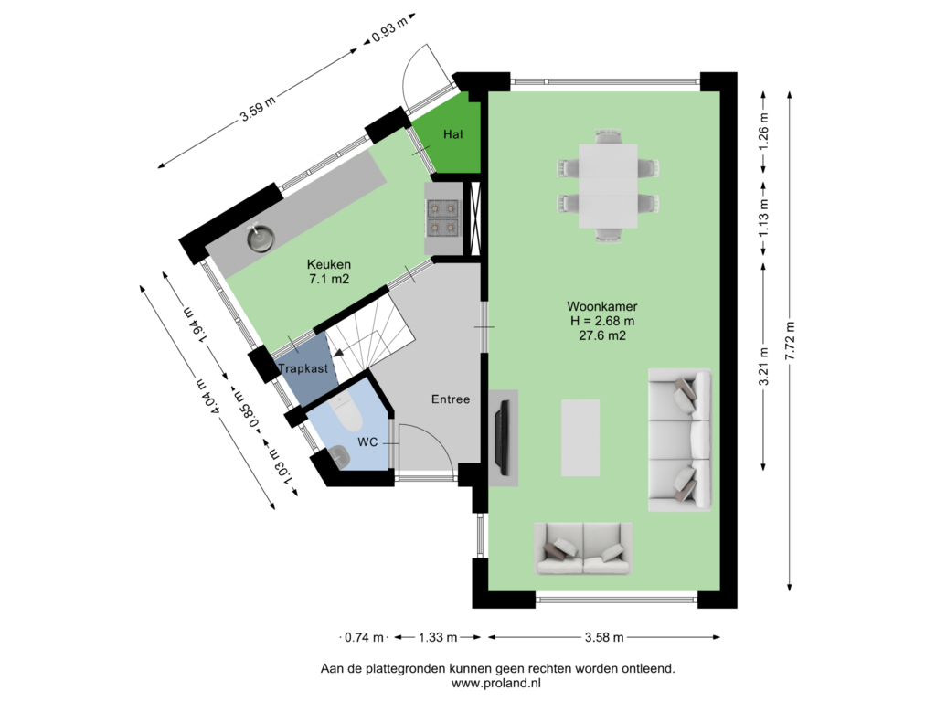 Bekijk plattegrond van Begane Grond van Haaksbergerstraat 2