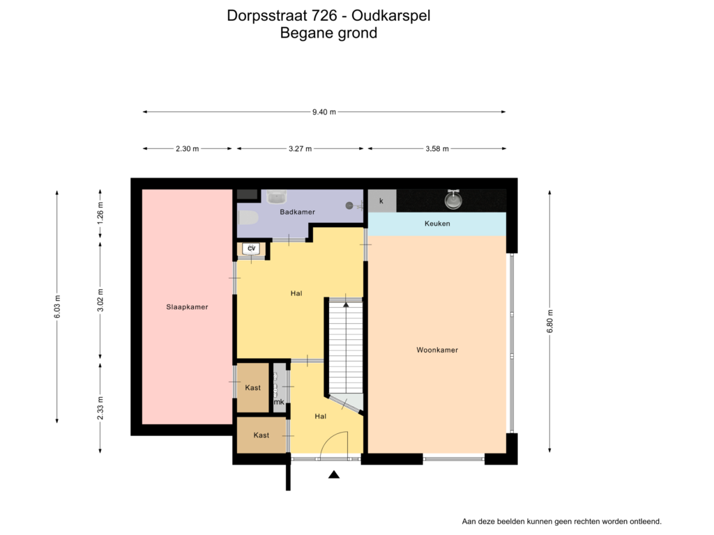 Bekijk plattegrond van BG van Dorpsstraat 726