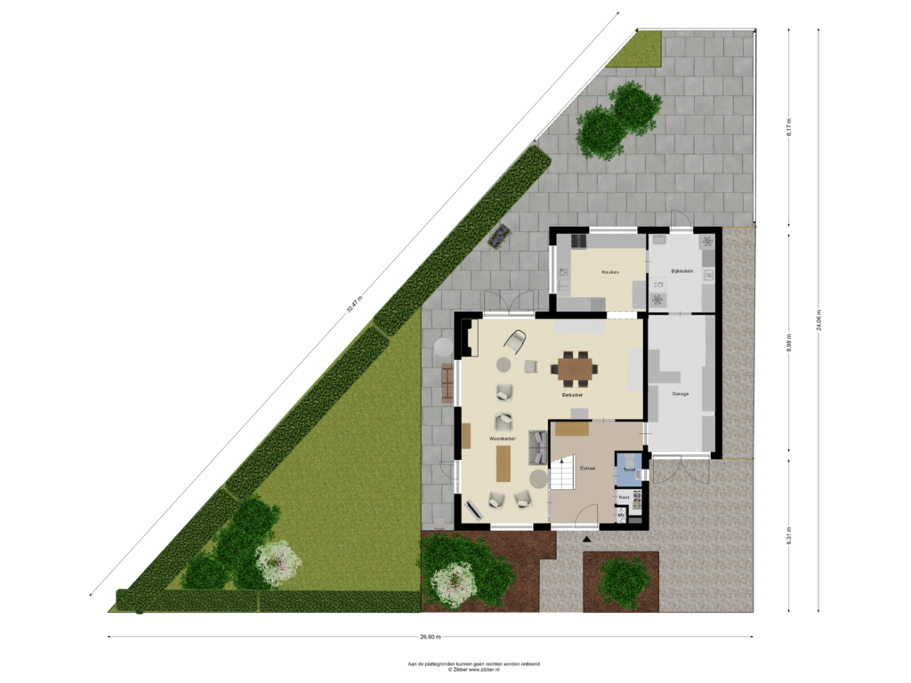 View floorplan of Begane Grond_Tuin of Basaltdijk 10