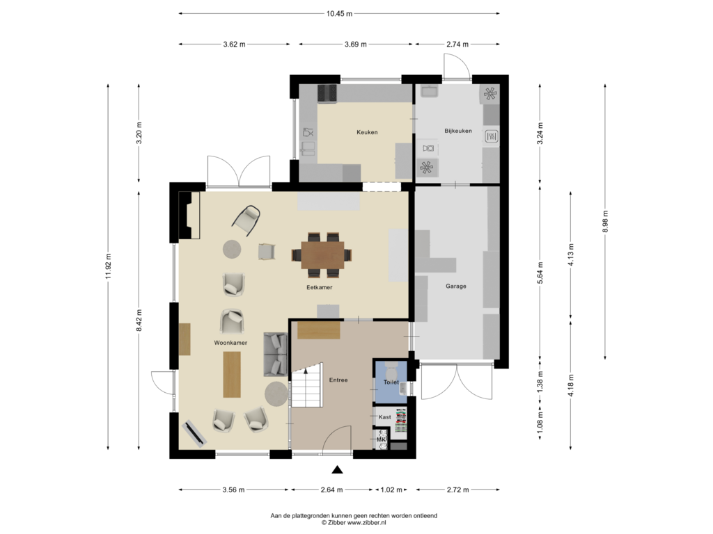 View floorplan of Begane Grond of Basaltdijk 10