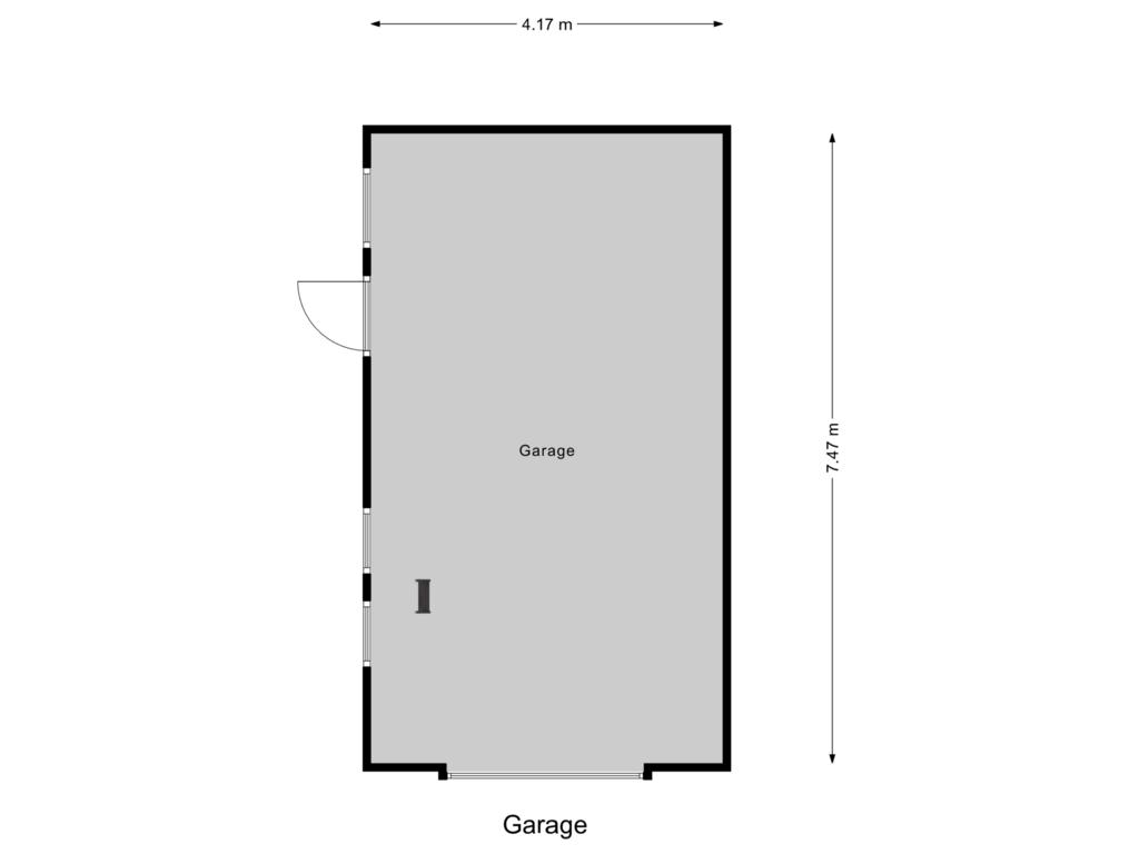 Bekijk plattegrond van Garage van Elkerzeeseweg 48