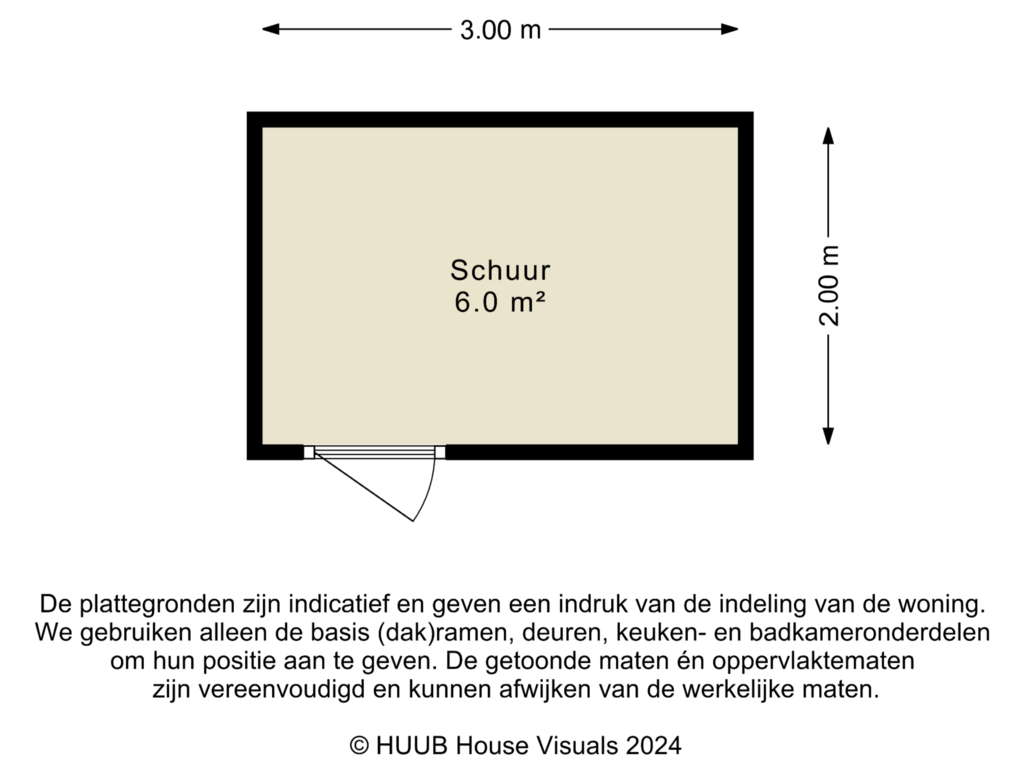 Bekijk plattegrond van Schuur van Audre Lordestraat 2