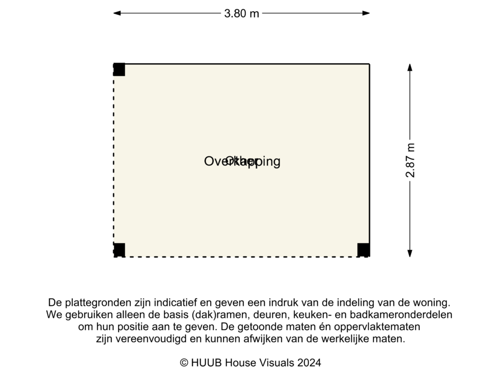 Bekijk plattegrond van Overkapping van Audre Lordestraat 2