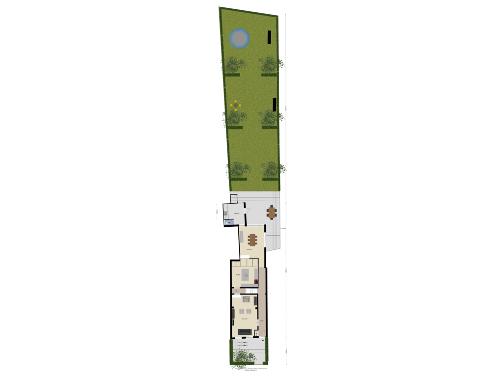 Bekijk plattegrond van Begane Grond-Tuin van Raadhuisplein 15