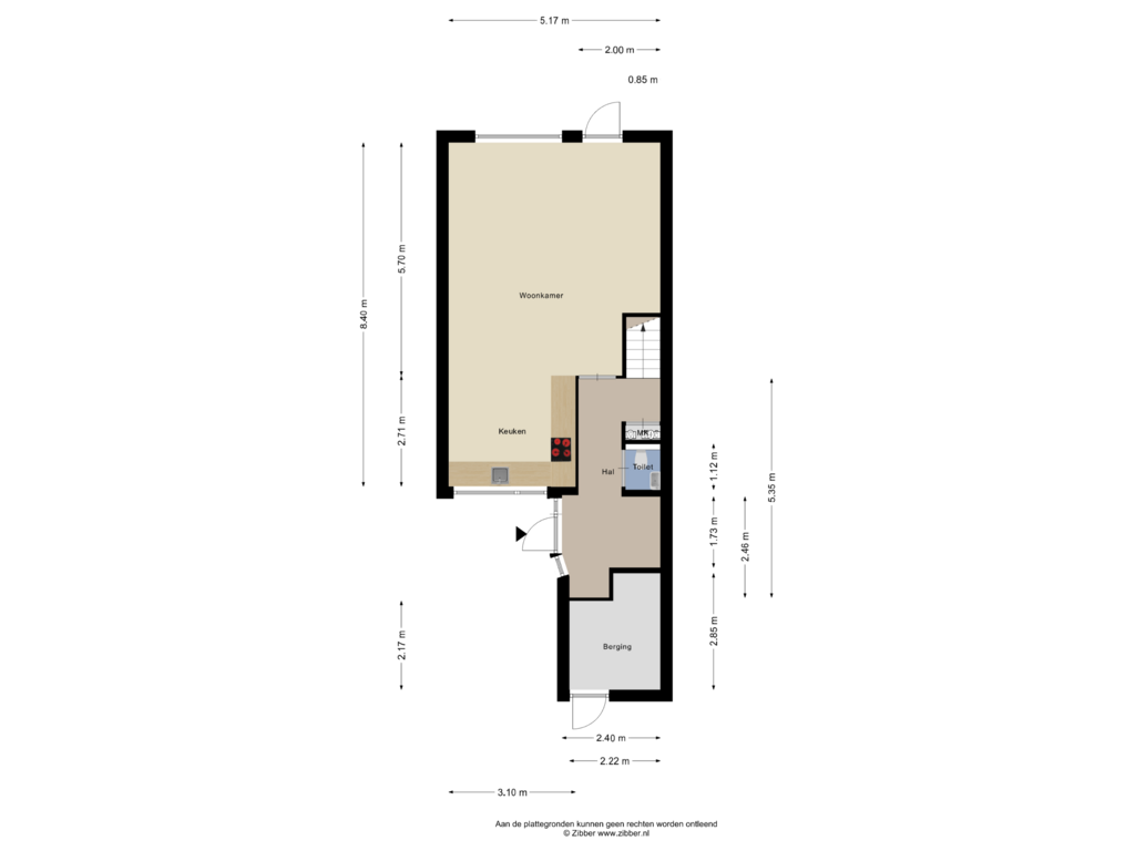 Bekijk plattegrond van Begane Grond van Fazantenkamp 800