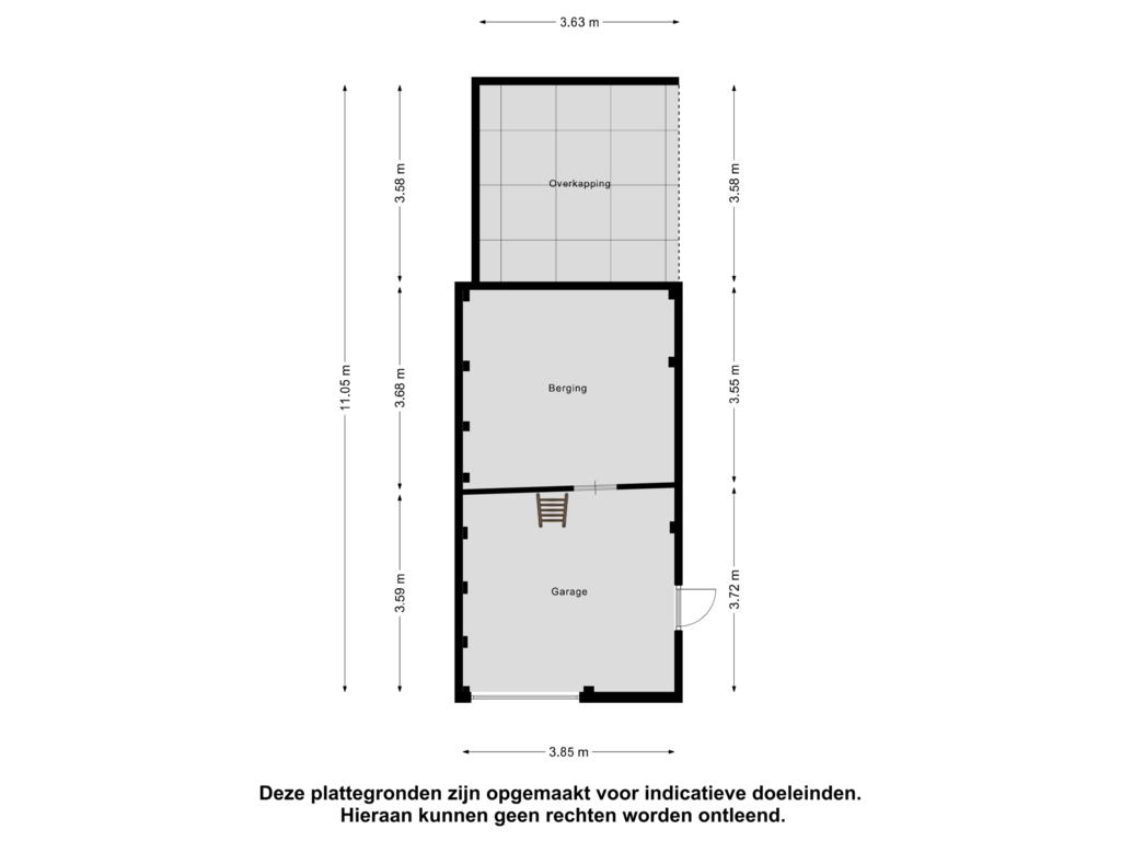 Bekijk plattegrond van Garage van Rietemastraat 35