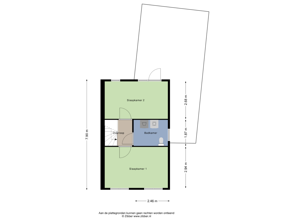 Bekijk plattegrond van Eerste Verdieping van Nazareth 55