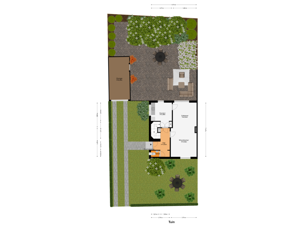 Bekijk plattegrond van Tuin van Beukeboomweg 6