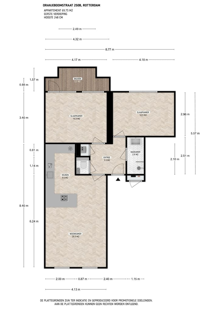 Foto 27 van Oranjeboomstraat 250-B
