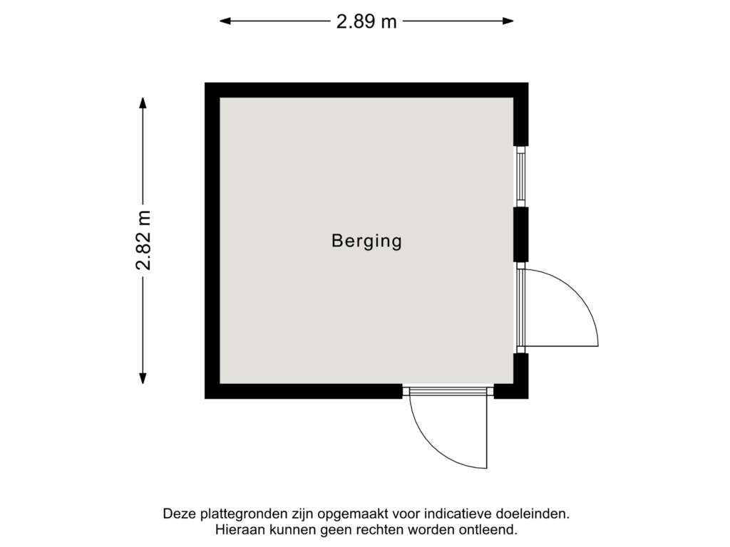 Bekijk plattegrond van Berging van Heerenweg 168