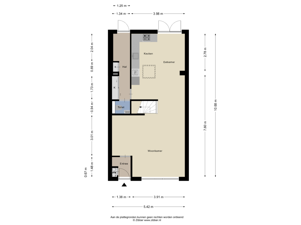 Bekijk plattegrond van Begane Grond van Anna Blamanplantsoen 21