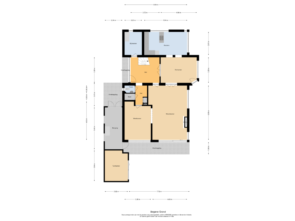 Bekijk plattegrond van Begane Grond van Selterskampweg 71