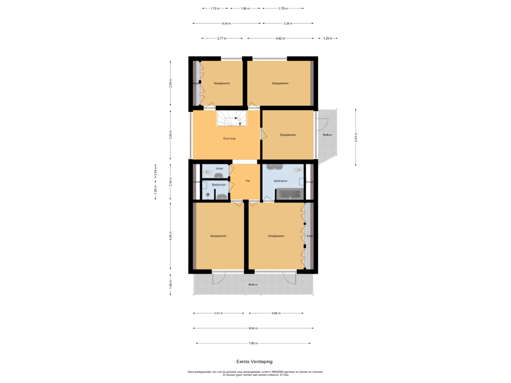 Bekijk plattegrond van Eerste Verdieping van Selterskampweg 71