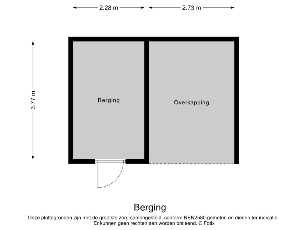 Bekijk plattegrond van Berging van Selterskampweg 71