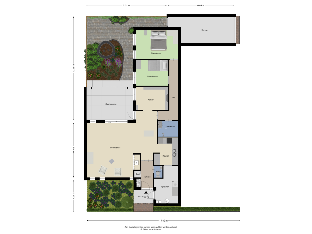 Bekijk plattegrond van Begane Grond _Tuin van Mensinge 1-C