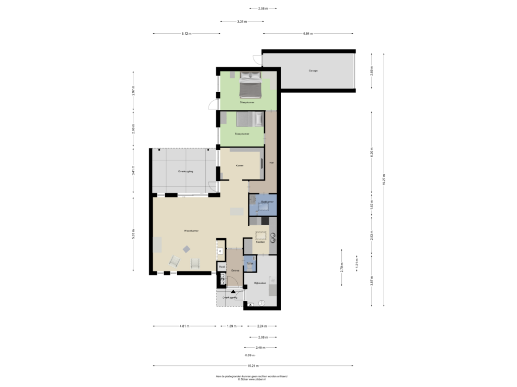 Bekijk plattegrond van Begane Grond van Mensinge 1-C