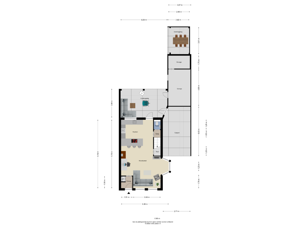 Bekijk plattegrond van Begane Grond van Boonkamp 34