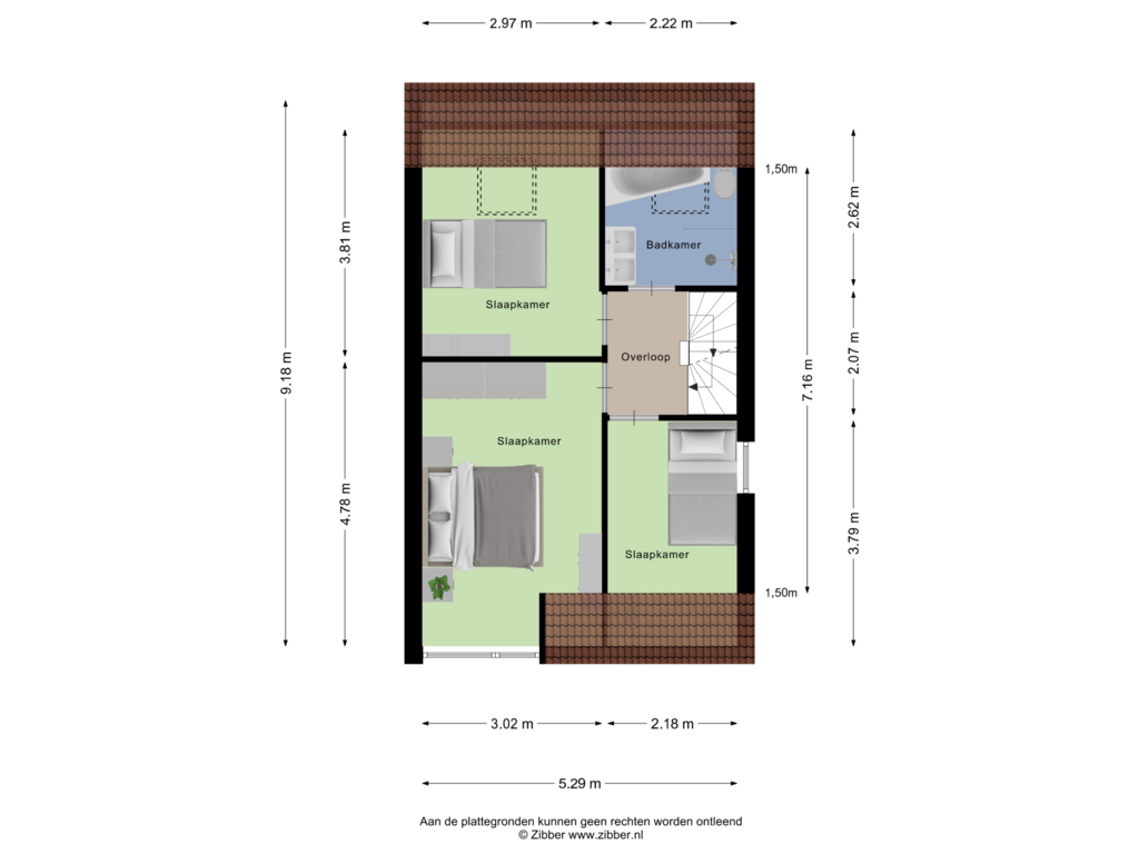 Bekijk plattegrond van Eerste Verdieping van Boonkamp 34