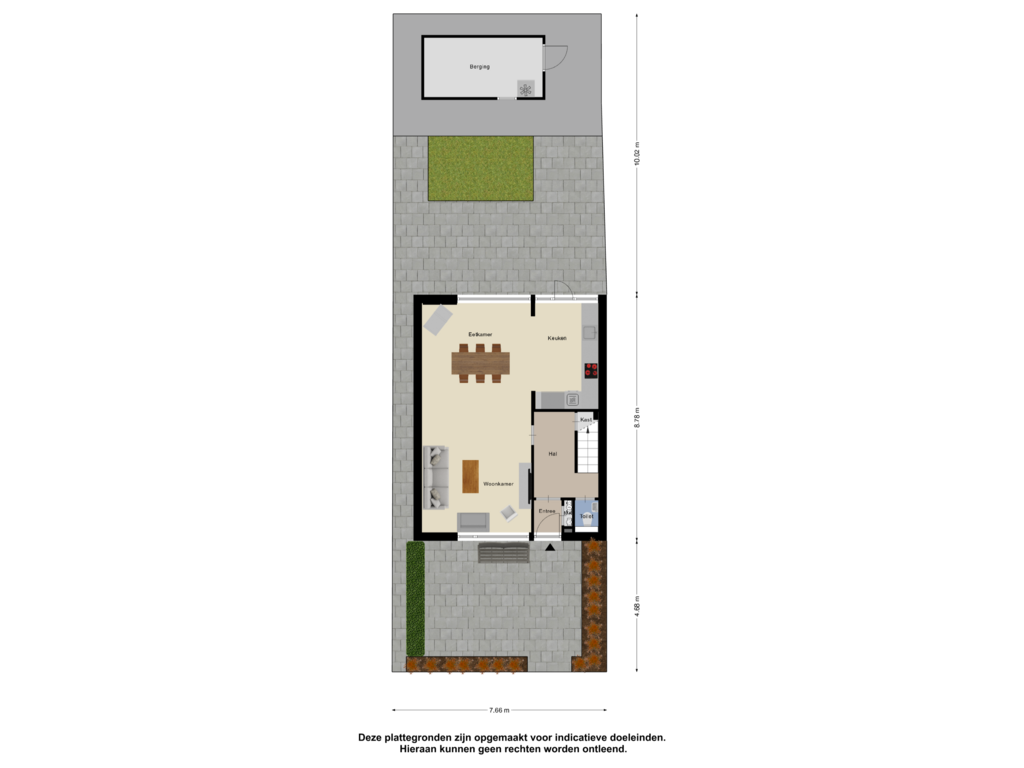 Bekijk plattegrond van Begane Grond _Tuin van Kaag 14