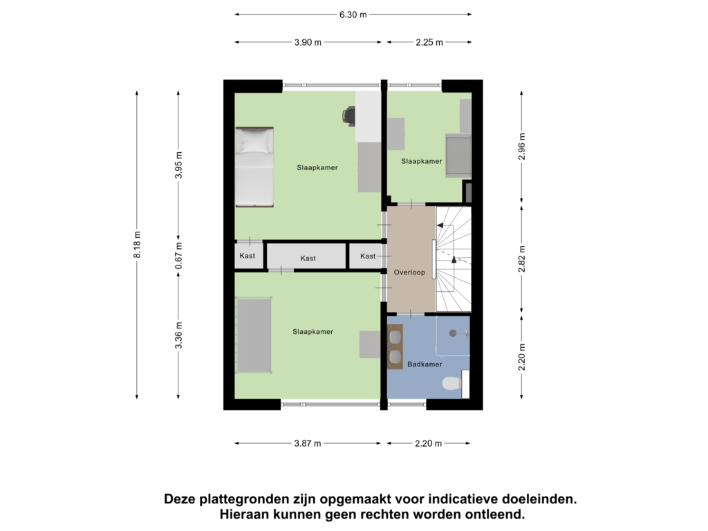 Bekijk plattegrond van Eerste Verdieping van Kaag 14