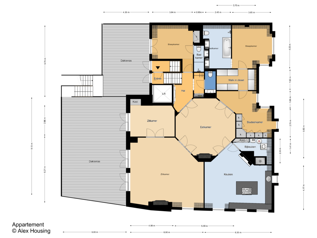 Bekijk plattegrond van Begane grond van Badhuisweg 203-F