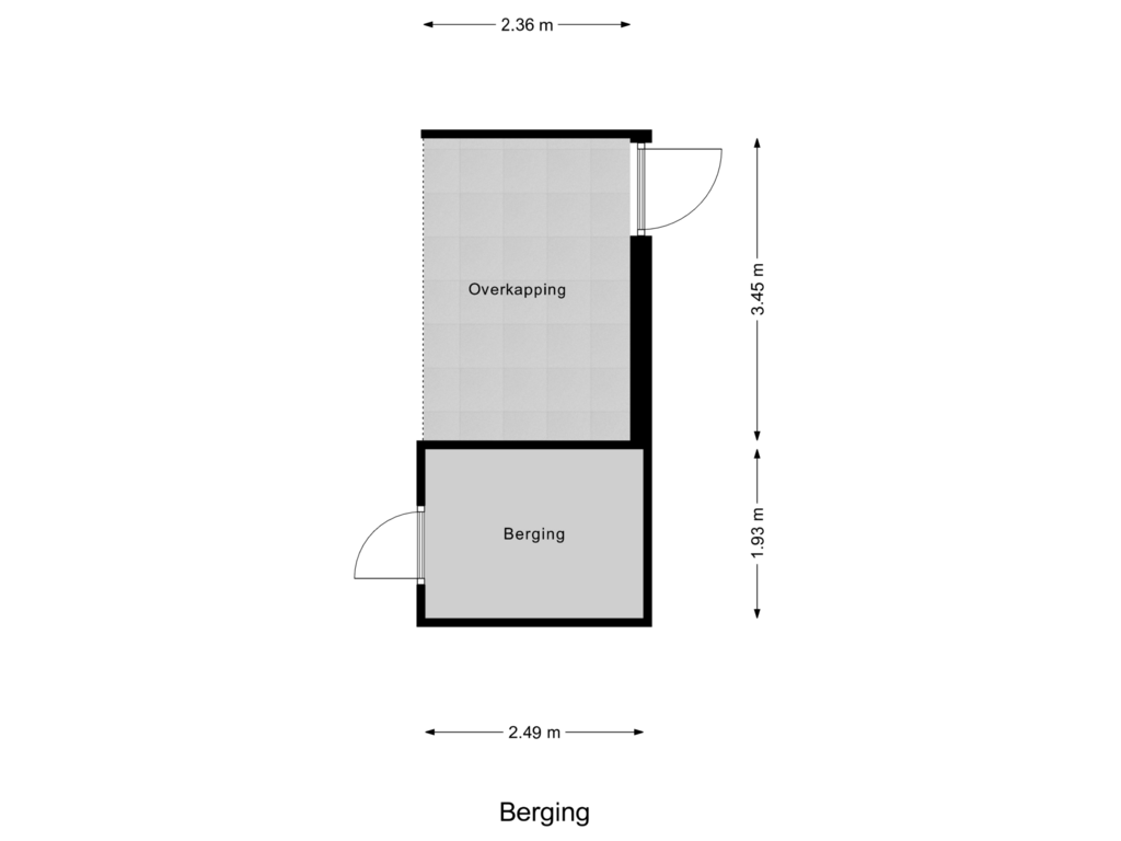 Bekijk plattegrond van Berging van Dörper Tore 6