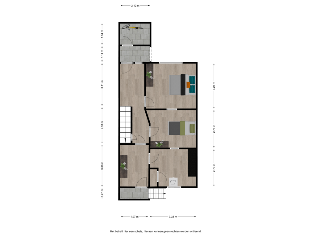 Bekijk plattegrond van Souterrain van Eemskanaal Z.Z. 4