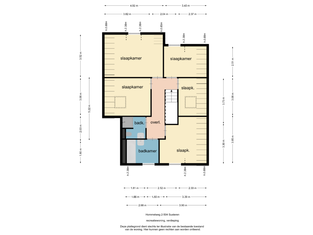 Bekijk plattegrond van verdieping van Hommelweg 2-R504