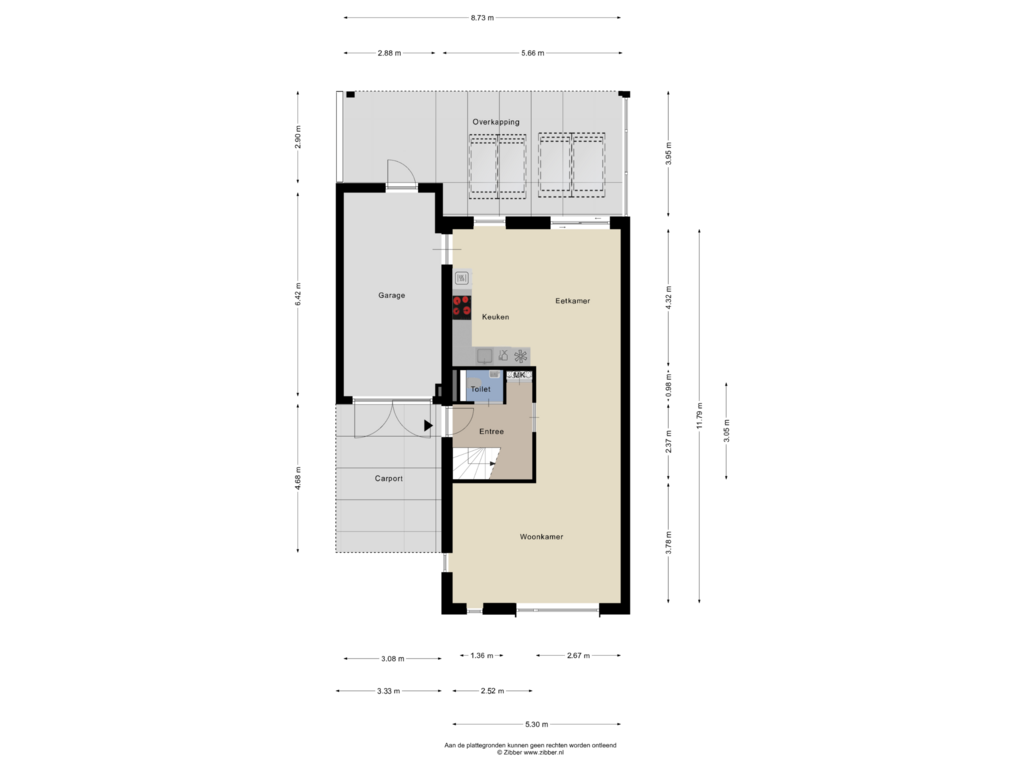 Bekijk plattegrond van Begane Grond van Waterjuffer 14