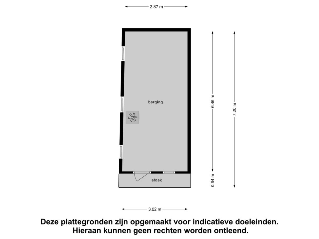 View floorplan of Berging of Kruisbaan 13