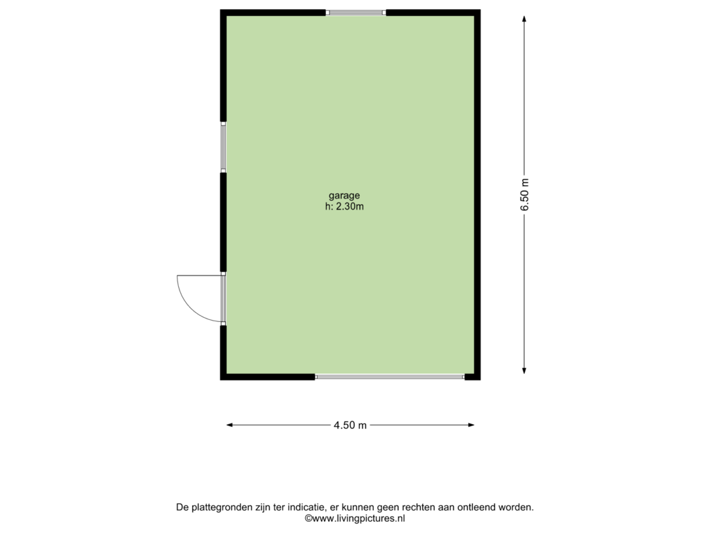 Bekijk plattegrond van garage van Drogedijk 22