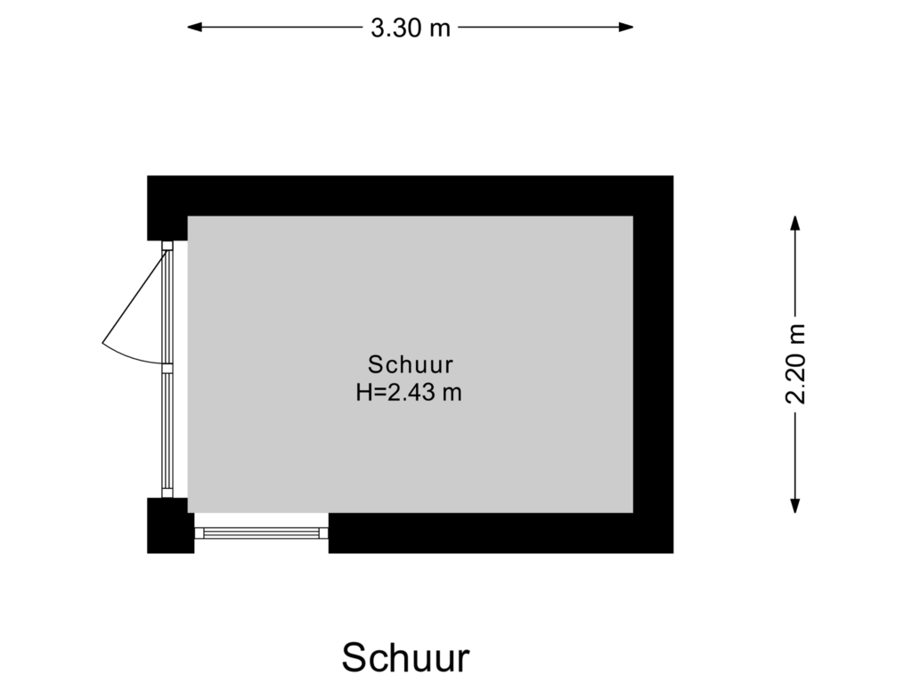 Bekijk plattegrond van Schuur van Mergelland 26