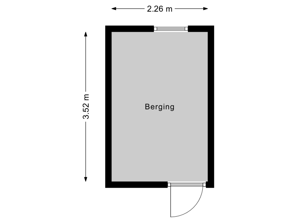 Bekijk plattegrond van Berging van Schutstraat 80-11