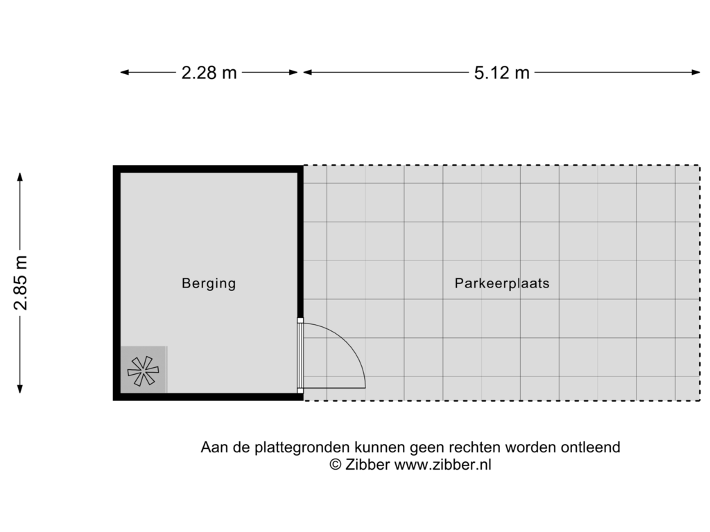 Bekijk plattegrond van Berging van Waterdorp 36