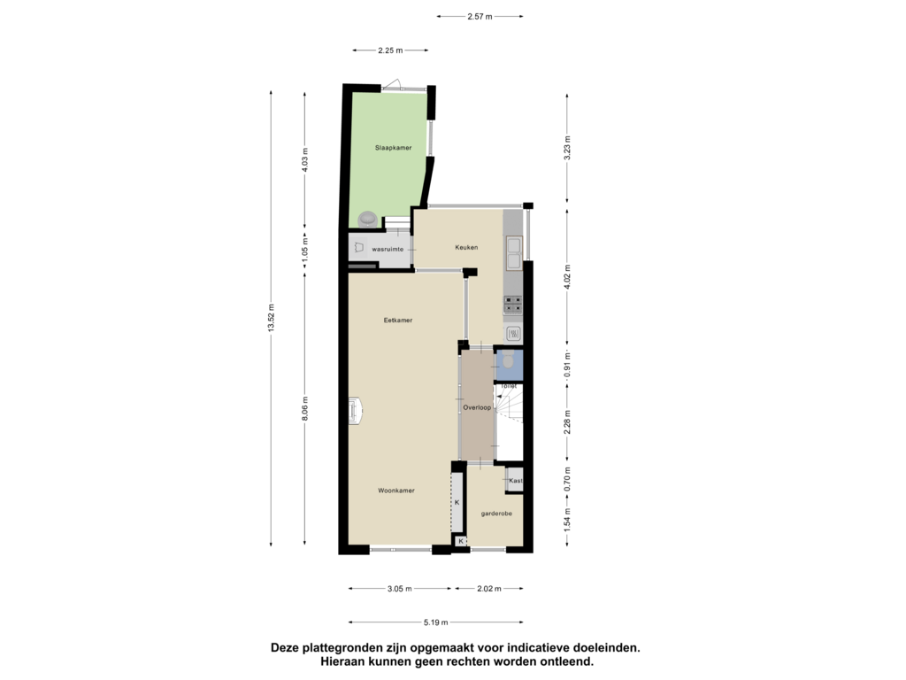 Bekijk plattegrond van Eerste Verdieping van Delfgauwseweg 109