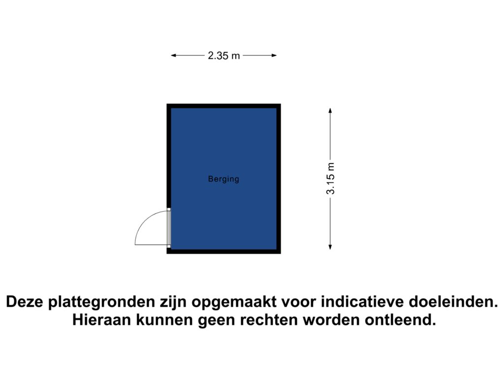 View floorplan of Berging of Jol 35 51